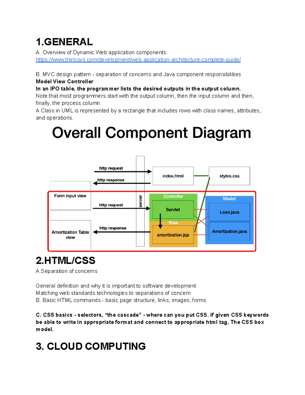 Final Exam Study Guide for Course 4630: Dynamic Web Applications and ...