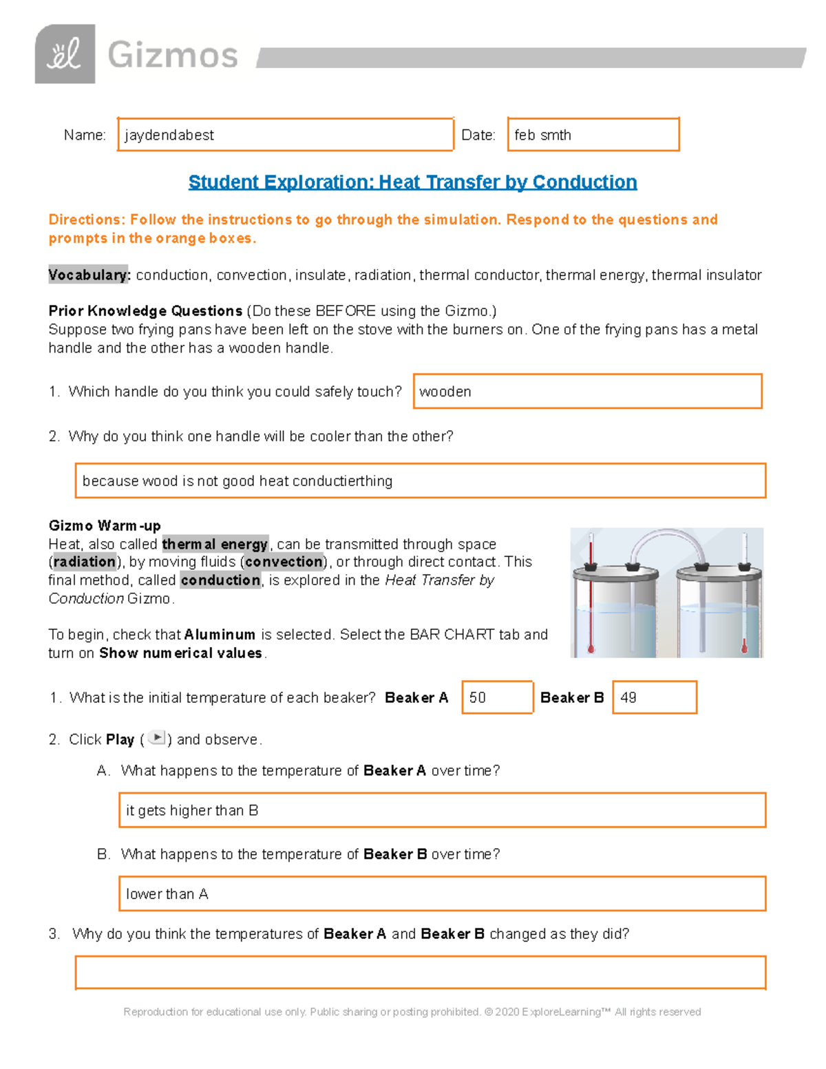 Copy of Heat Transfer Conduction SE - Name: jaydendabest Date: feb smth ...