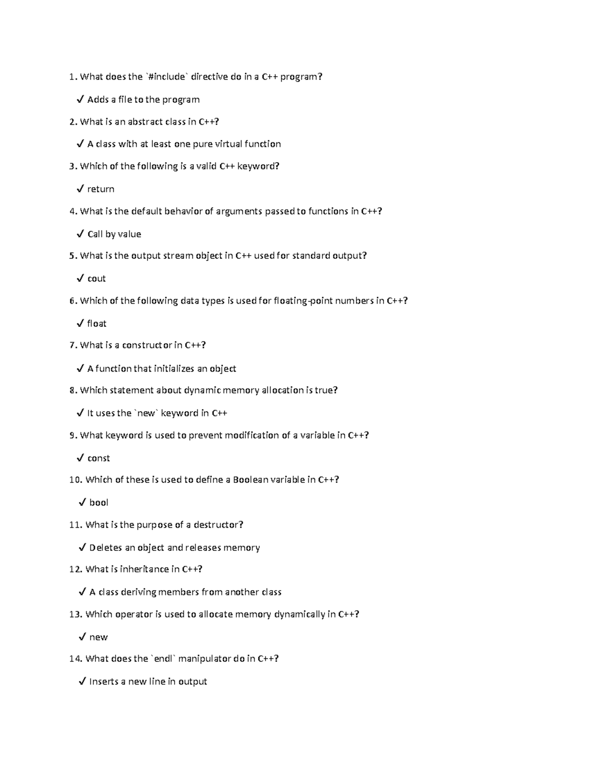 CS201 Midterm MCQ's on Programming Concepts - Studocu
