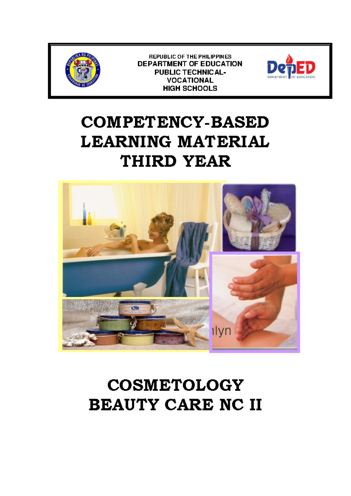 Cosmetology-Y3 - Basic hairdressing - COMPETENCY-BASED LEARNING ...
