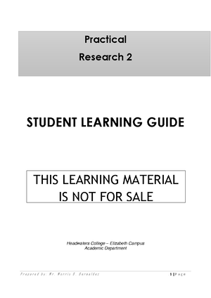 Research Imrad Chapter 1 guide - HCEC RESEARCH MANUAL FOR SENIOR HIGH ...