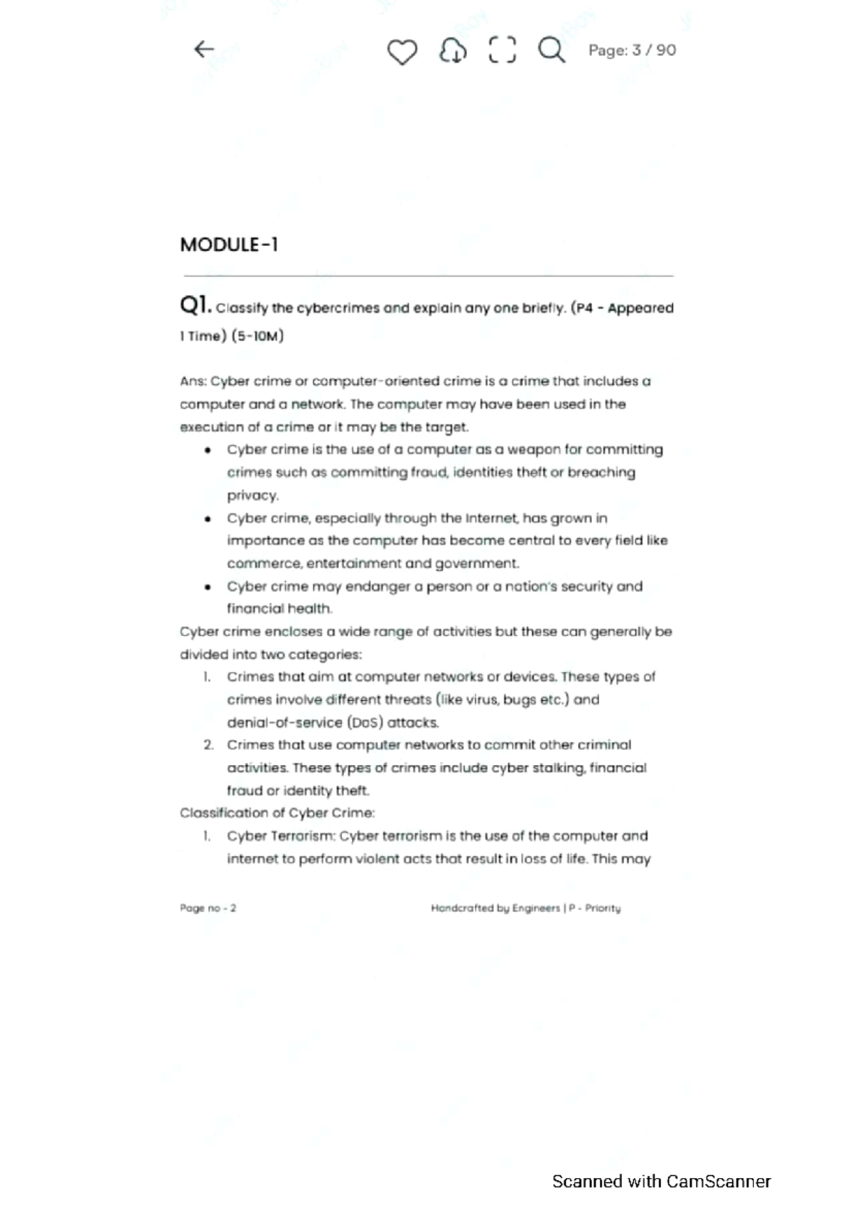 CSL MOD 1 - CSL Mod -1 - Cyber Security And Laws - Studocu