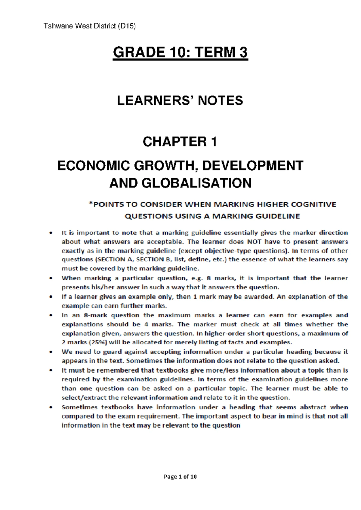 Early Economic Development AND Emergence OF Trade - EARLY ECONOMIC ...