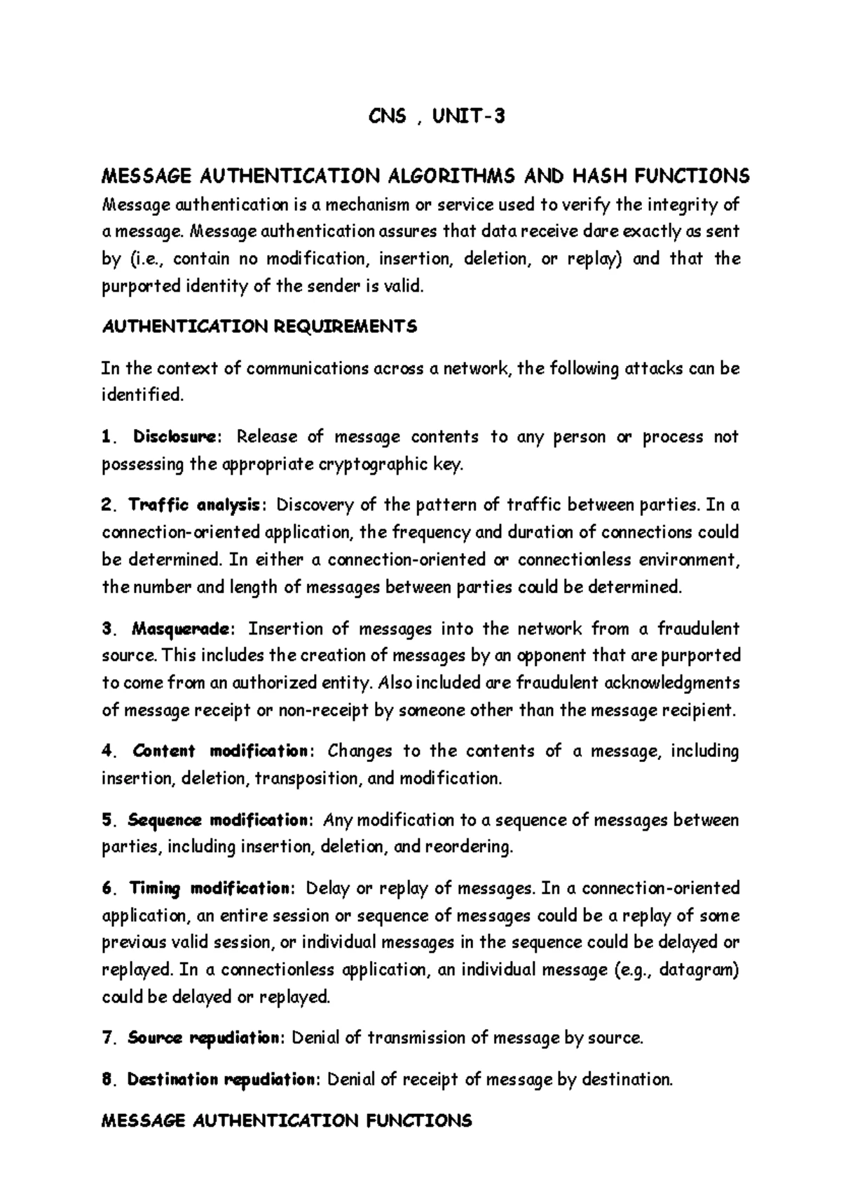 CNS - Unit 5: Comprehensive Notes on Web Security Principles - Studocu