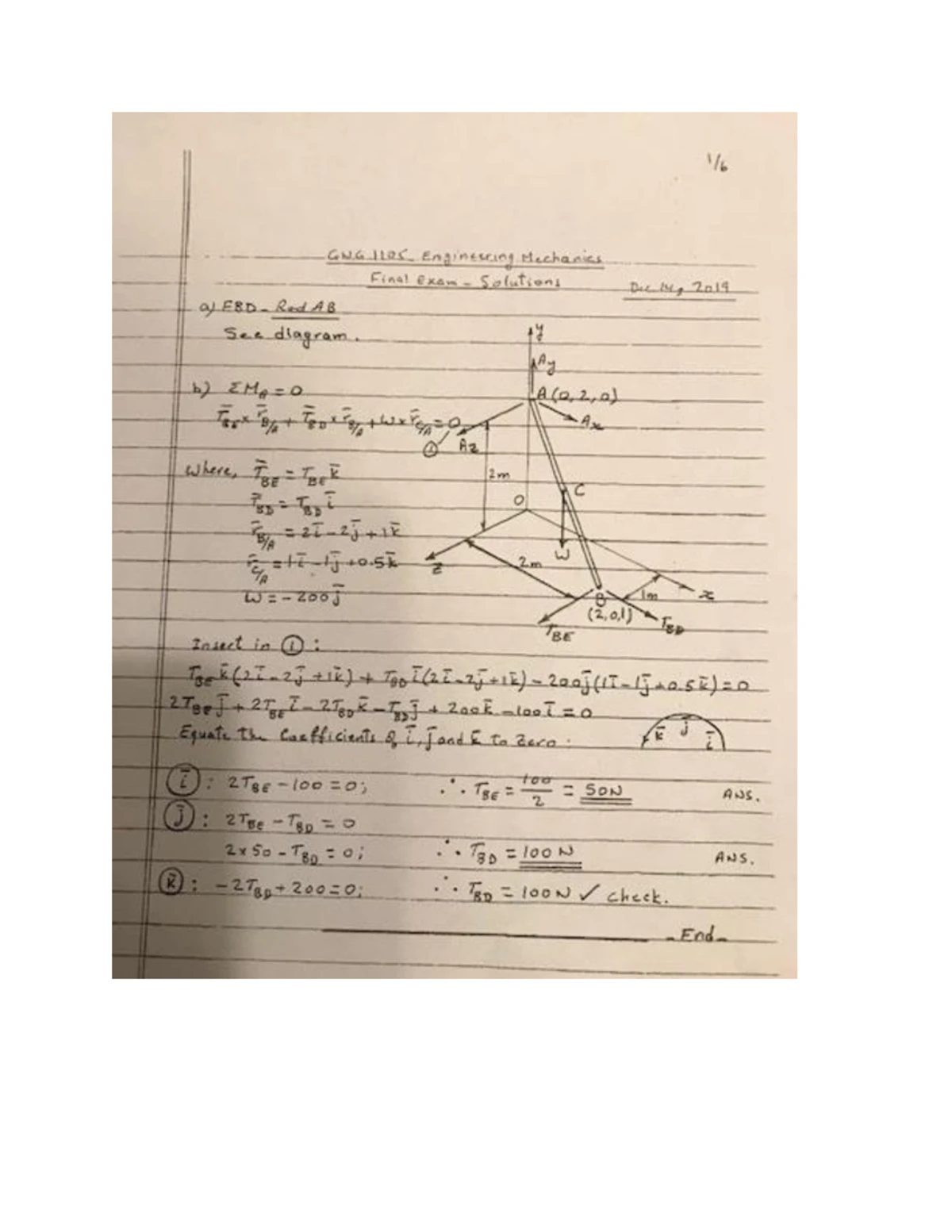 Syllabus for GNG1105&1505 - Engineering Mechanics 2024 - Studocu