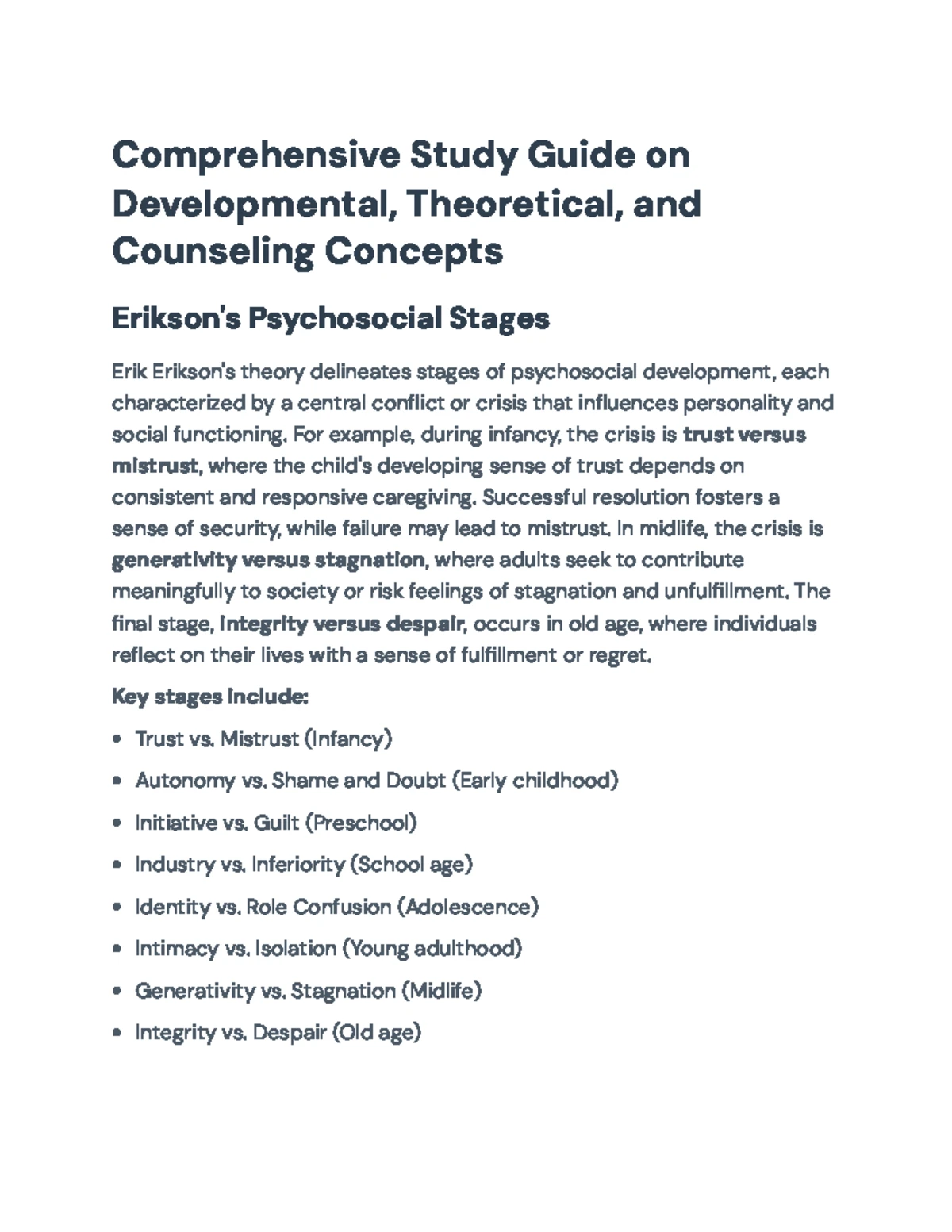NCE Exam Prep: Comprehensive Study Guide for Counseling Theories and ...