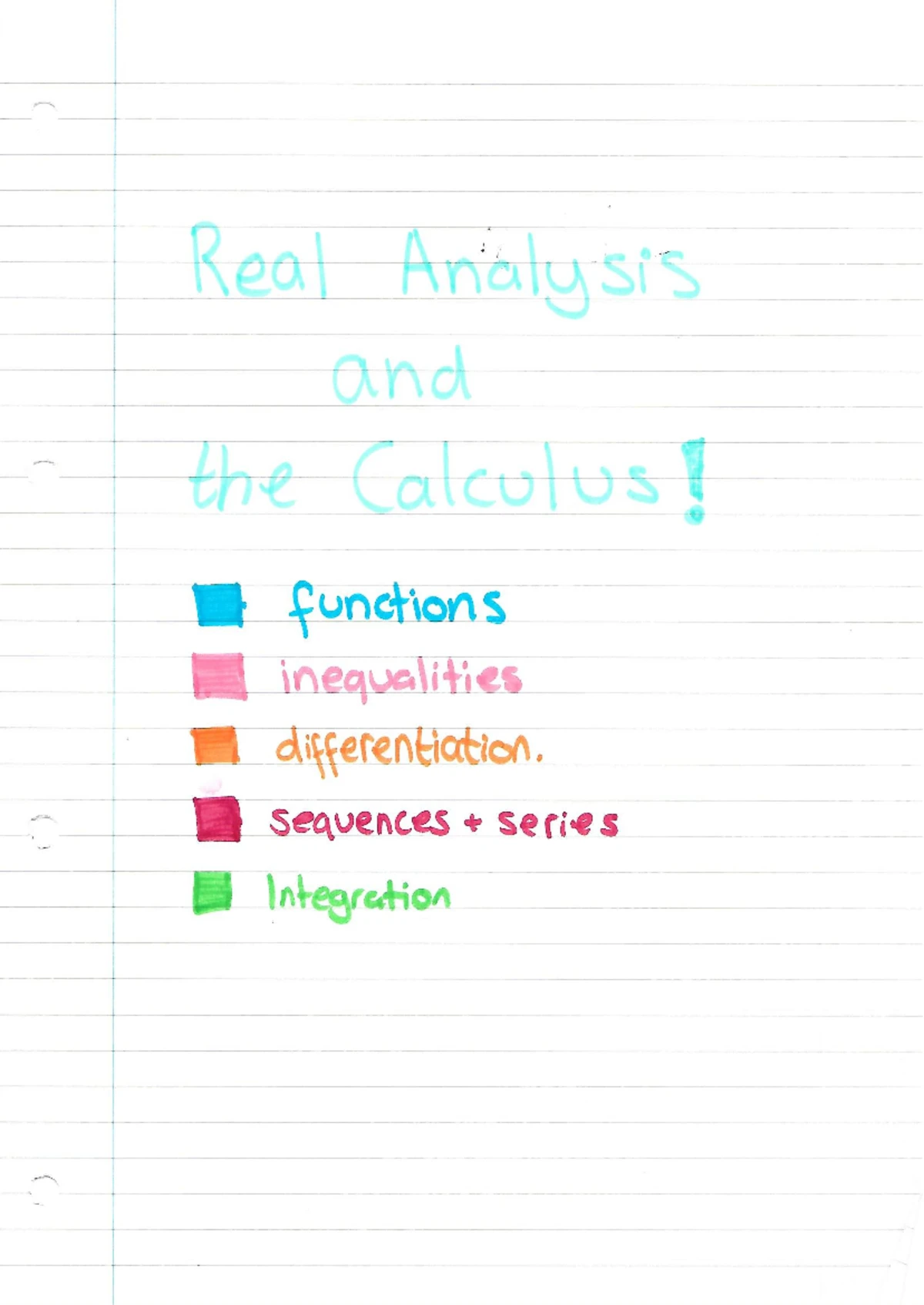RA1a - Real Analysis Autumn 2023: Problem Sheet 1 Solutions - Studocu