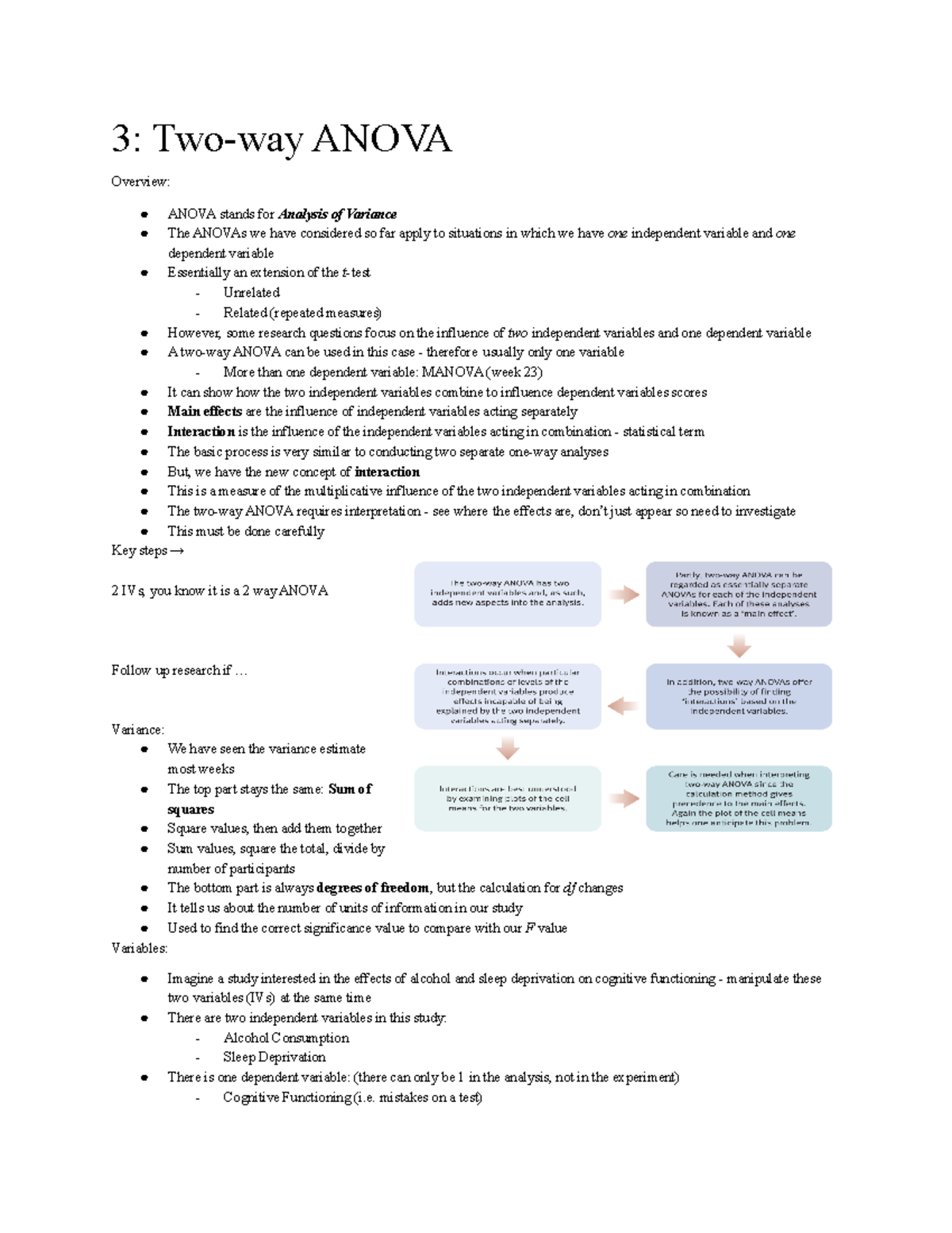 Two-way ANOVA - Lecture Notes 3 - Understanding Interactions and ...