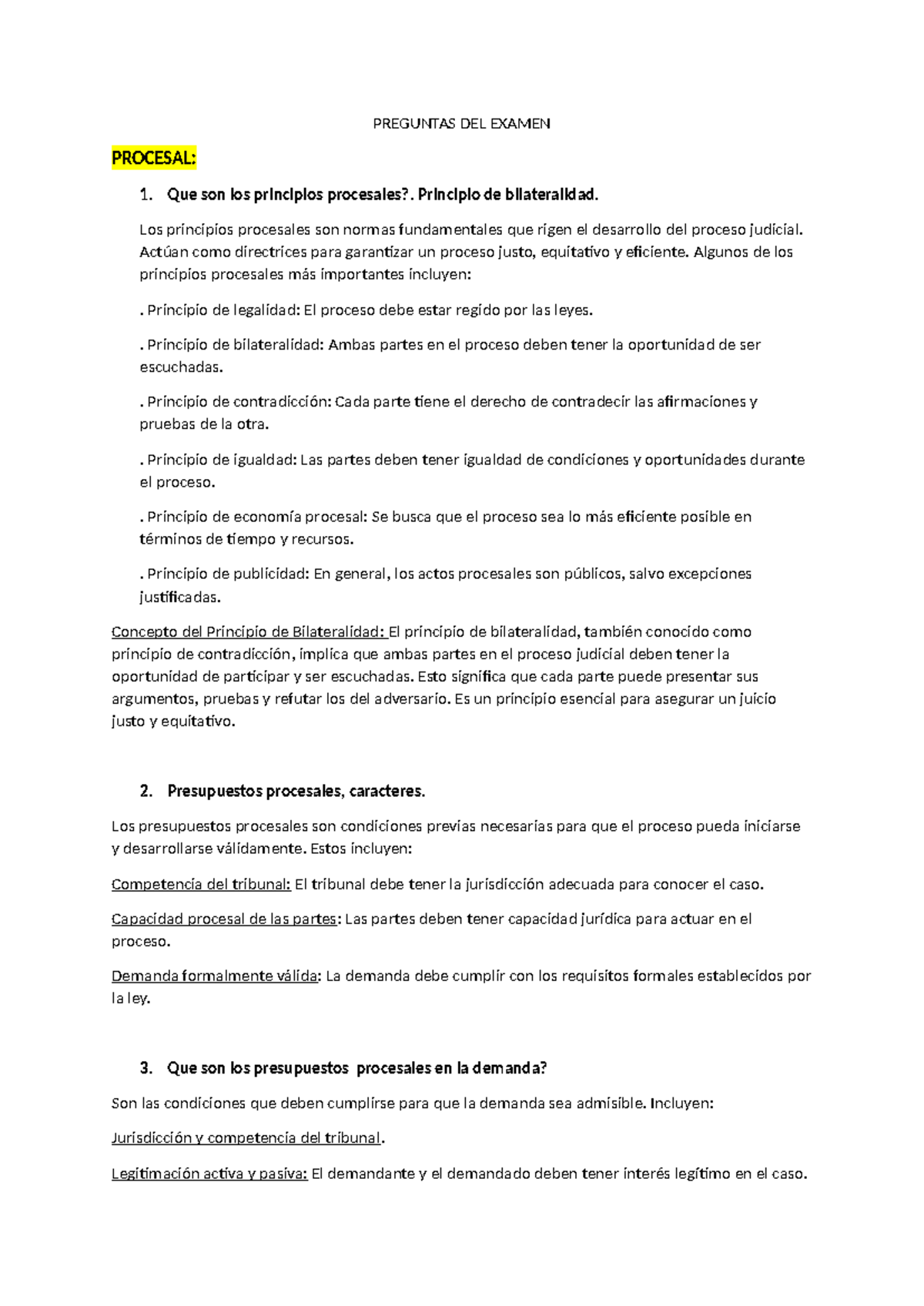 PREG Examen Final EFIP 1: Principios y Etapas del Proceso Judicial - Document Preview