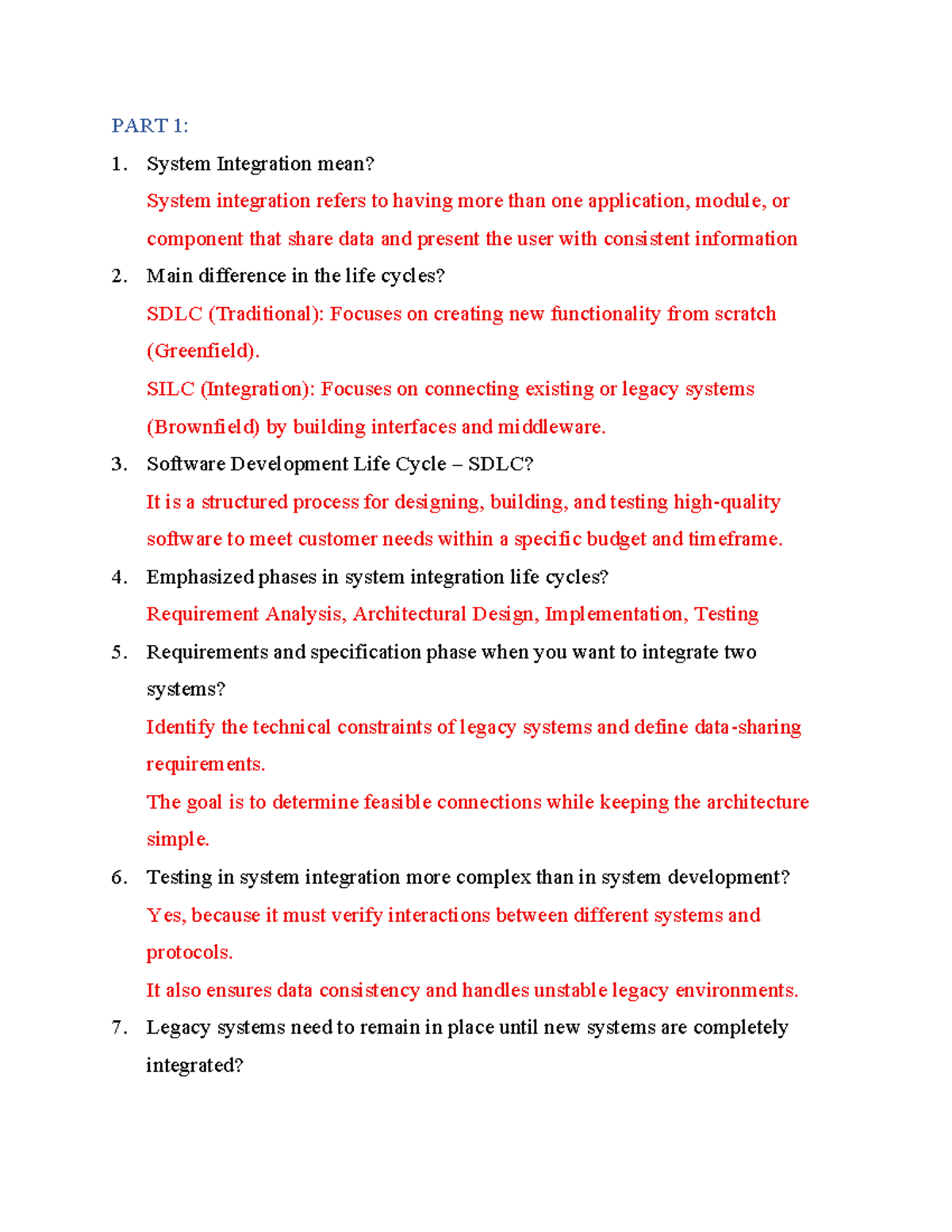 System Integration Overview and Key Concepts - Course Code: FIT101 ...