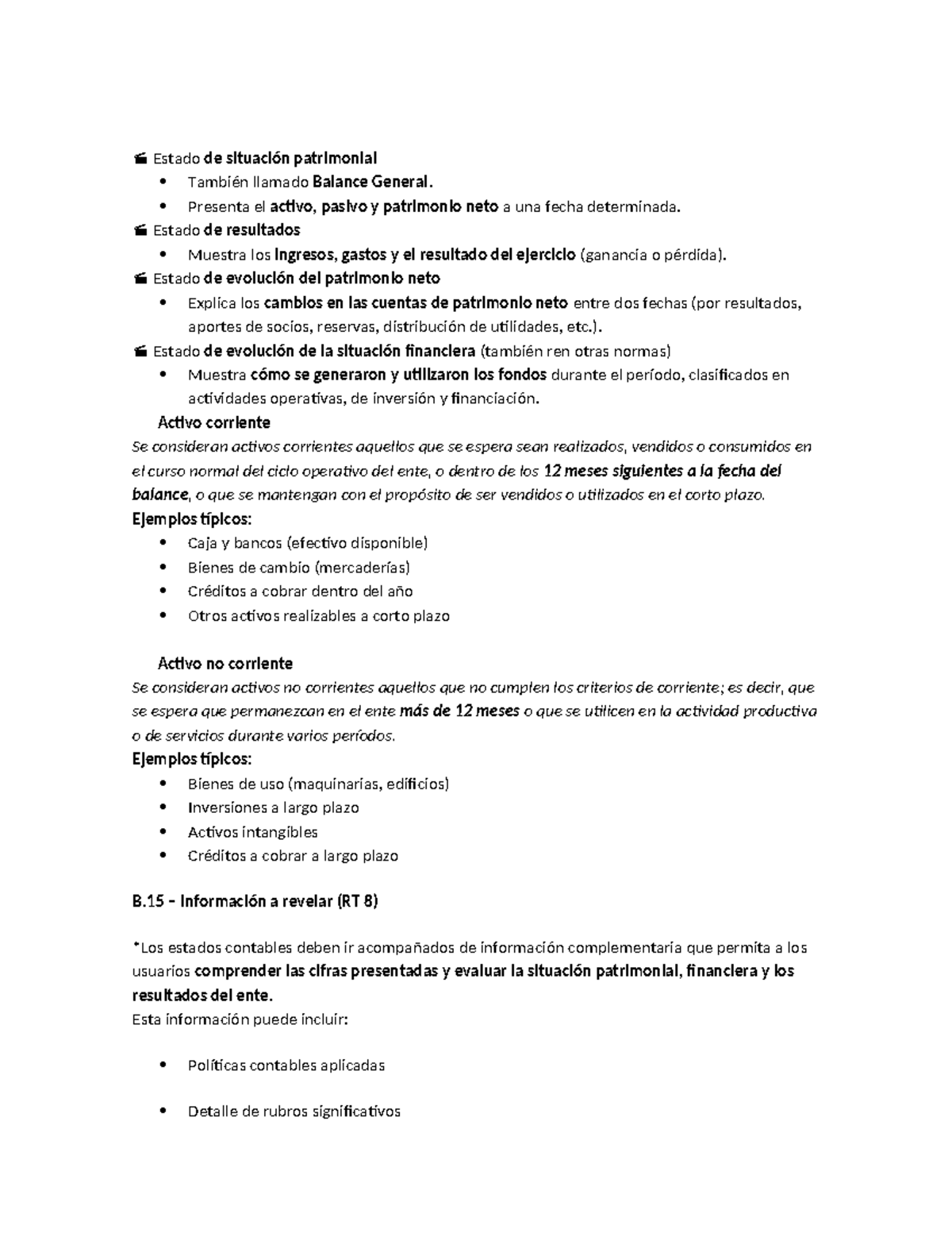Estado de Situación Patrimonial y Resultados - Conta 1 - Studocu
