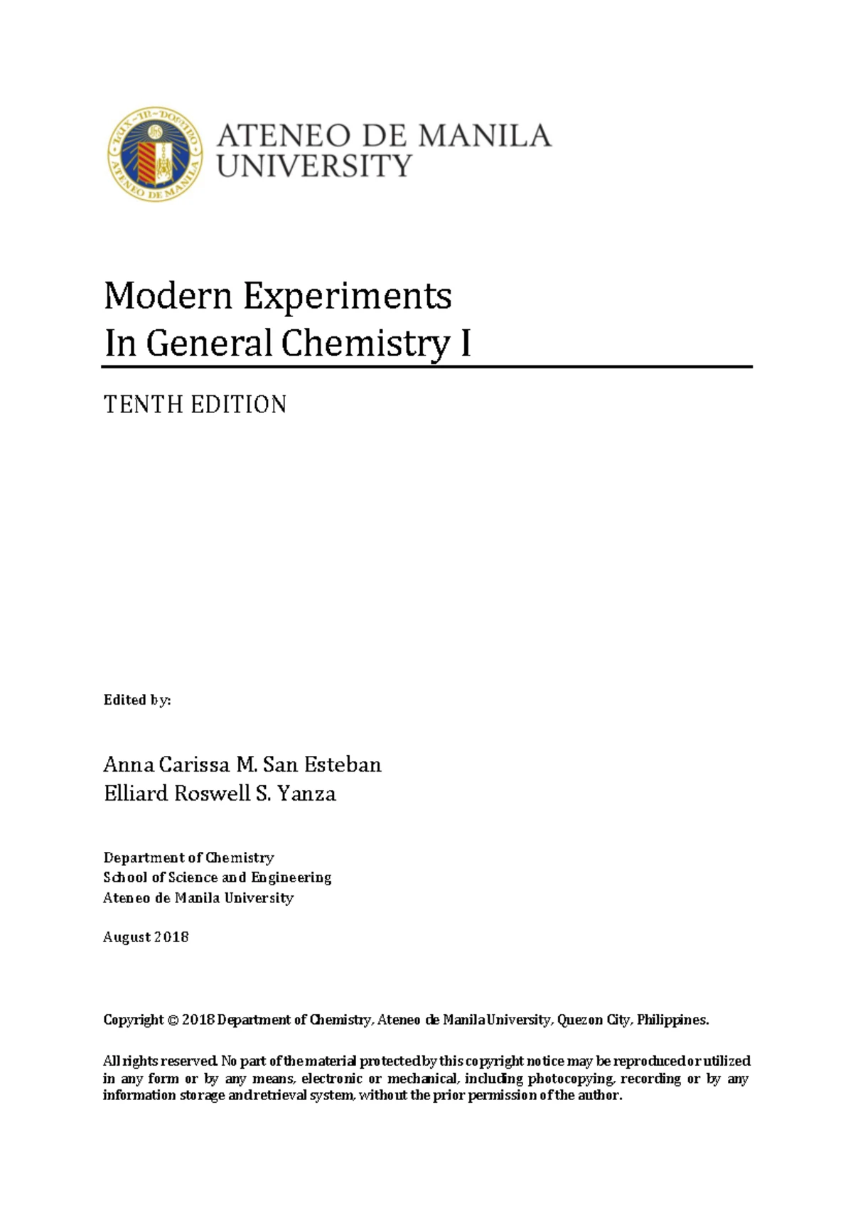 General Chemistry 2: Intermolecular Forces and Colligative Properties ...