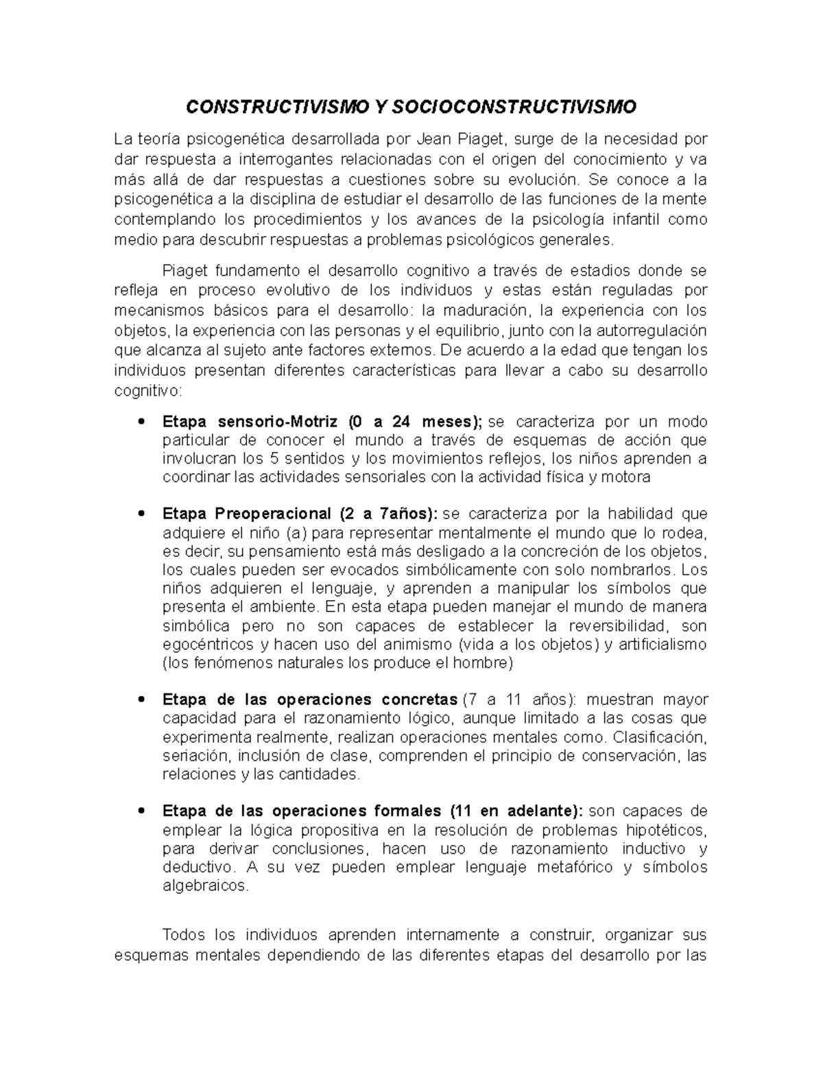 Constructivismo Y Socioconstructivismo - CONSTRUCTIVISMO Y ...