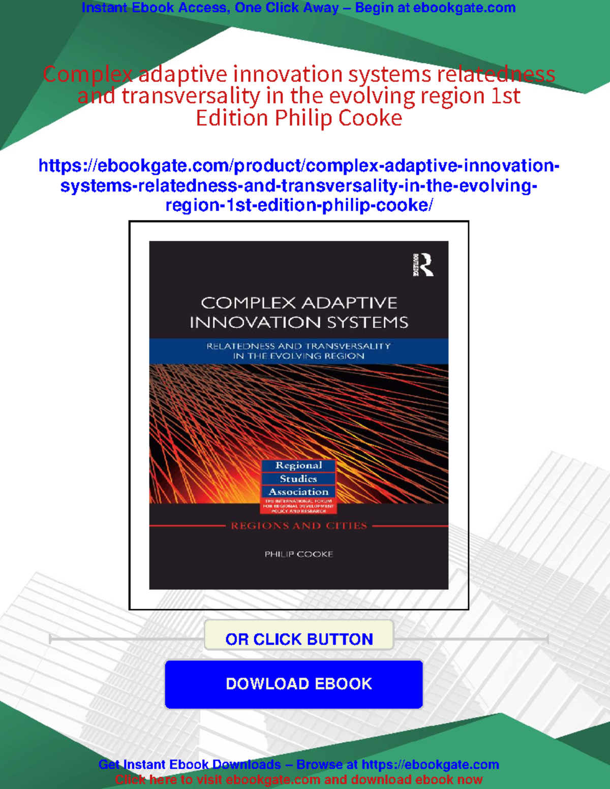 Complex Adaptive Innovation Systems: Relatedness & Transversality in ...