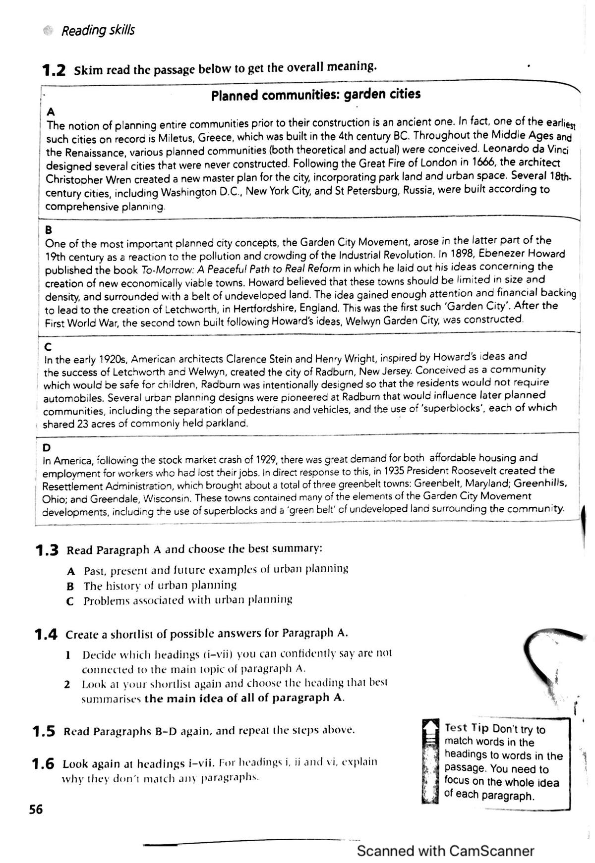 Skills Development Exercises for Enhancing Reading Proficiency - Studocu