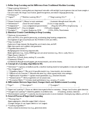Deep Learning VTU Exam Prep - Deep Learning and Machine Learning - VTU ...