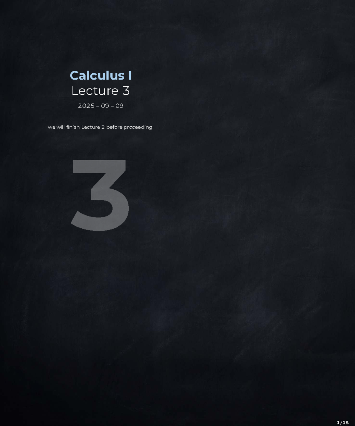 Calculus I - Lecture 3: Understanding Limits and Their Applications ...
