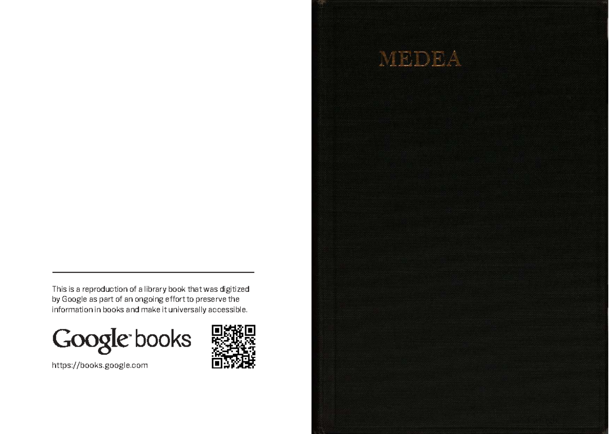 Euripides' Medea: Complete Play Script with Commentary and Notes - Studocu