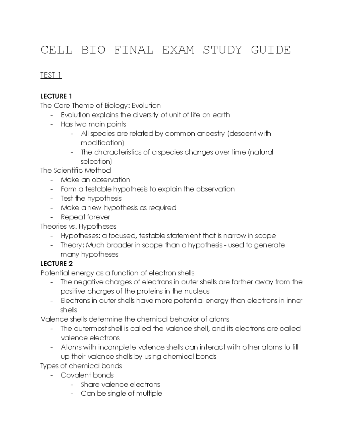 Cell Bio Final Exam Study Guide - Deprecated API usage: The SVG back ...