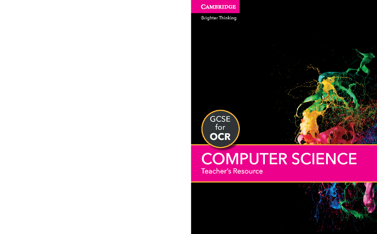 GCSE Computer Science (OCR) Teacher's Resource: Comprehensive Guide ...