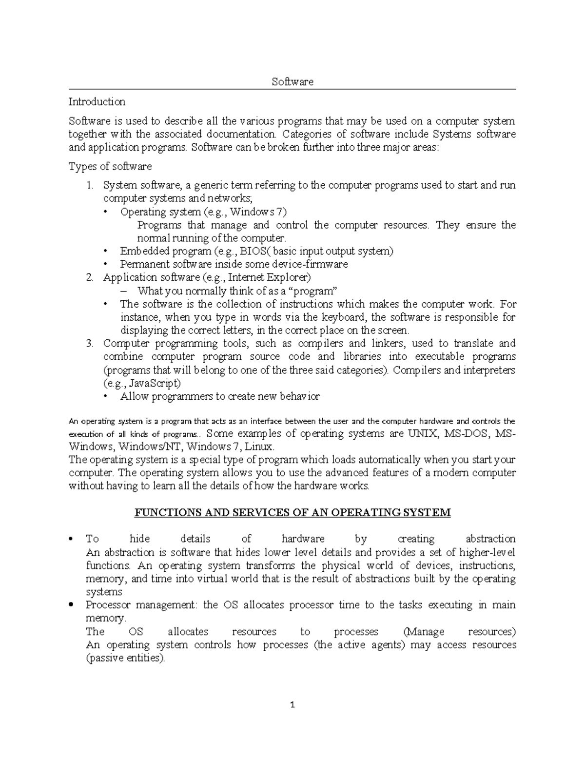 ICT Conc-Software - Software types and functions - Software ...