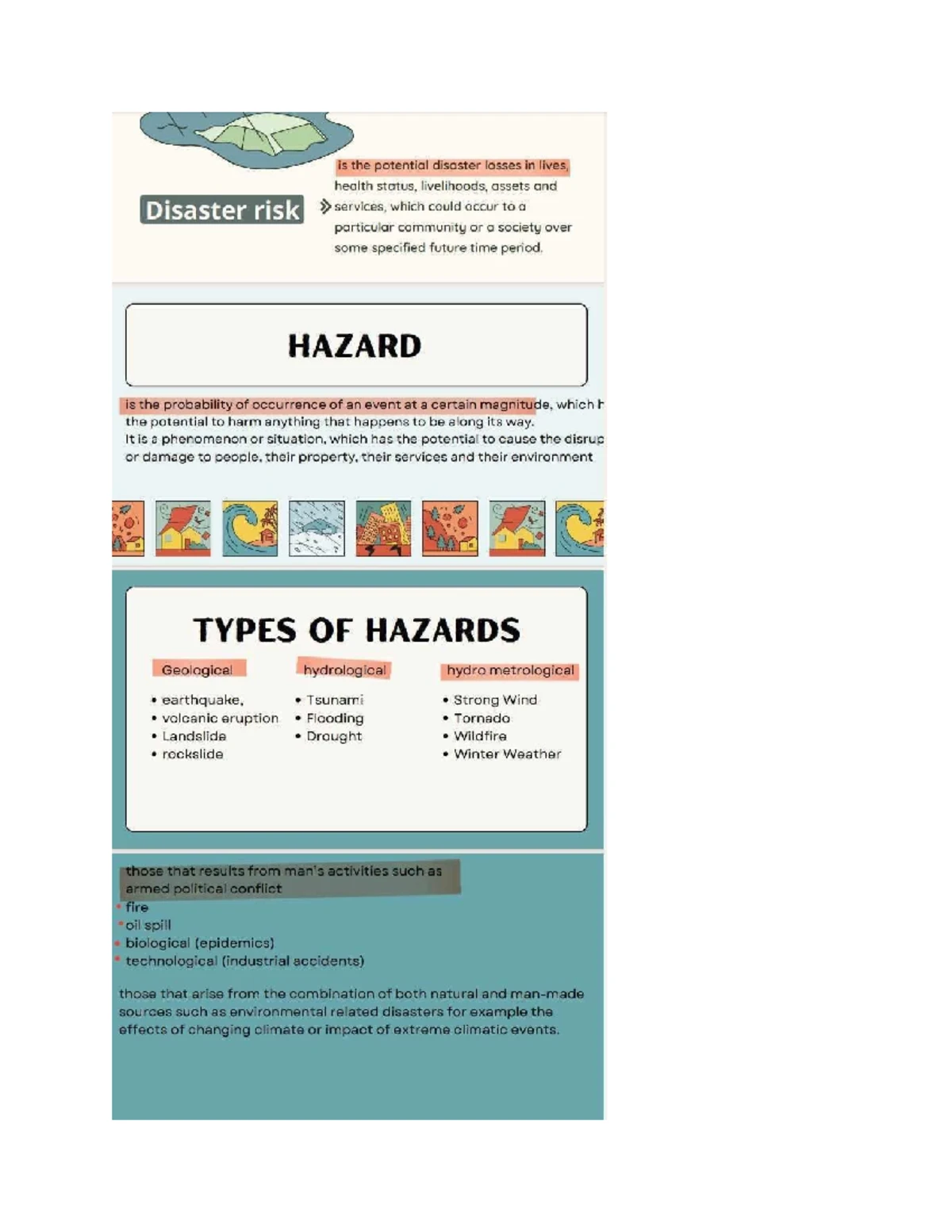 DRRR- Unit 3: Hazards - Lesson 2 Task on Hazard Assessment - Studocu