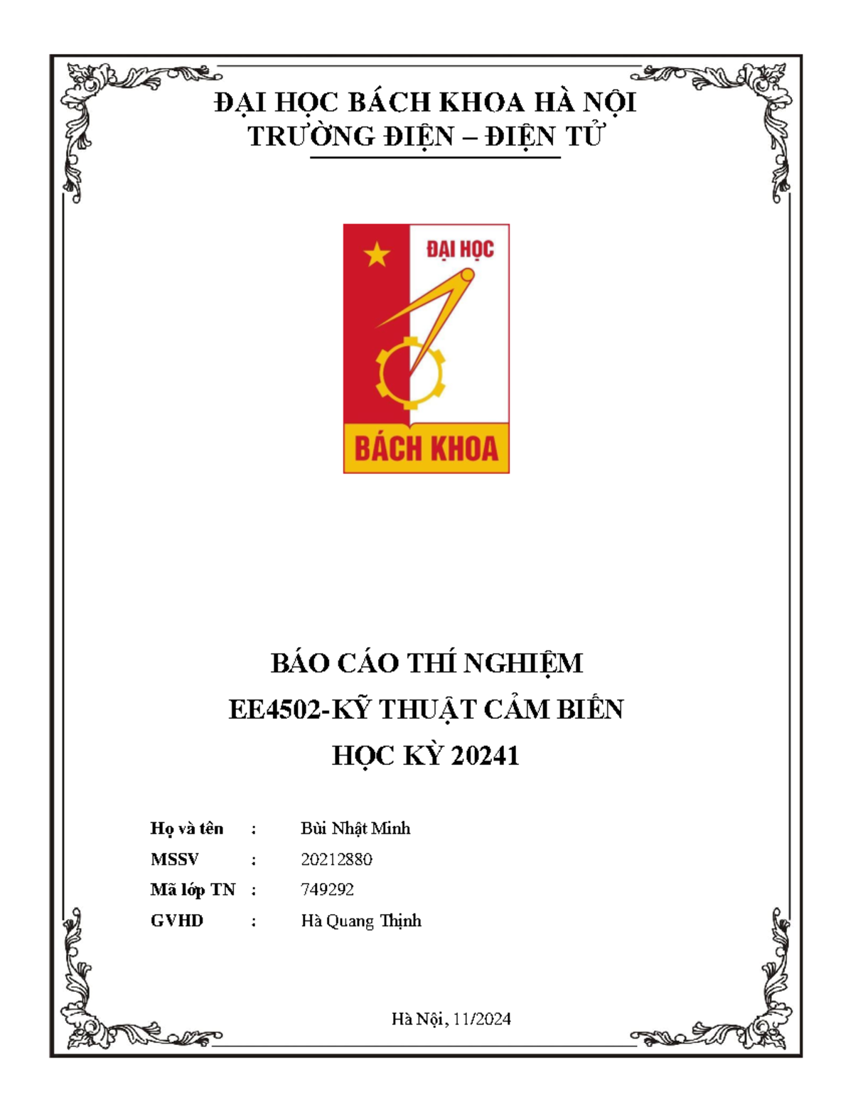 Báo cáo TN KTCB - kkhoo - ĐẠI HỌC BÁCH KHOA HÀ NỘI TRƯỜNG ĐIỆN – ĐIỆN ...