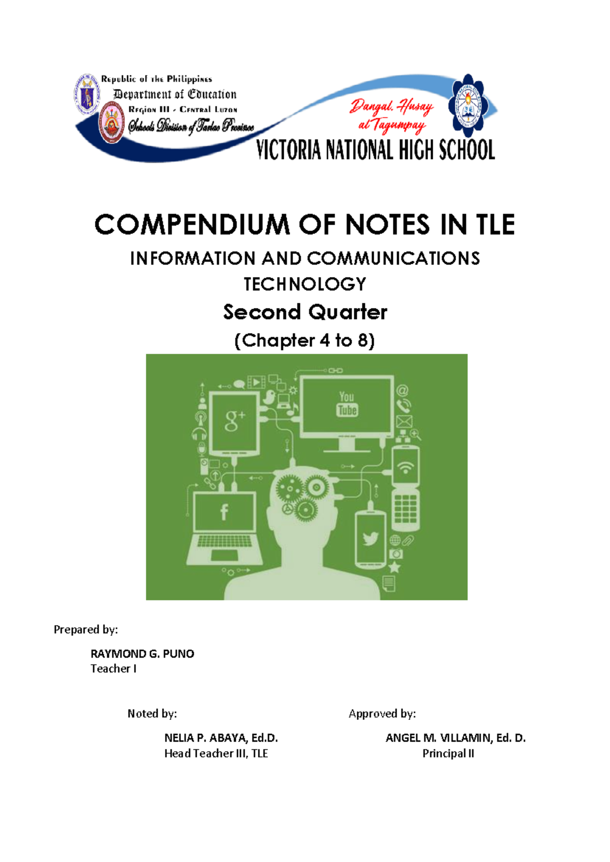 TLE ICT 7 - 2nd Quarter Module on Networking and the Web - Studocu