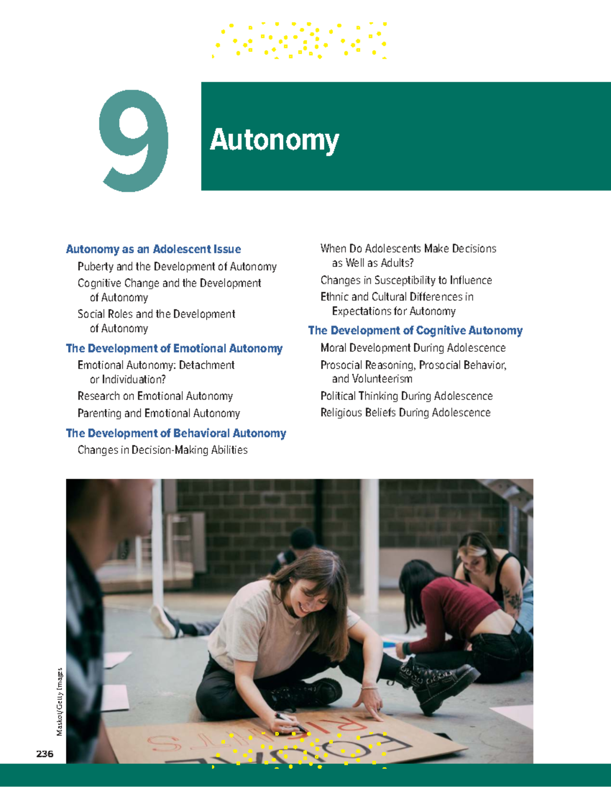 Chapter 9: Autonomy in Adolescence - Developmental Perspectives and ...