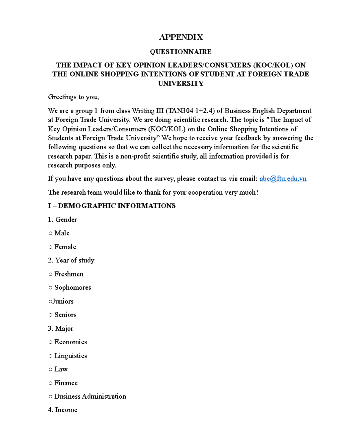 APPENDIX FINAL PART FOR THE ESSAY. USEFUL FOR 2ND YEAR STUDENTS ...