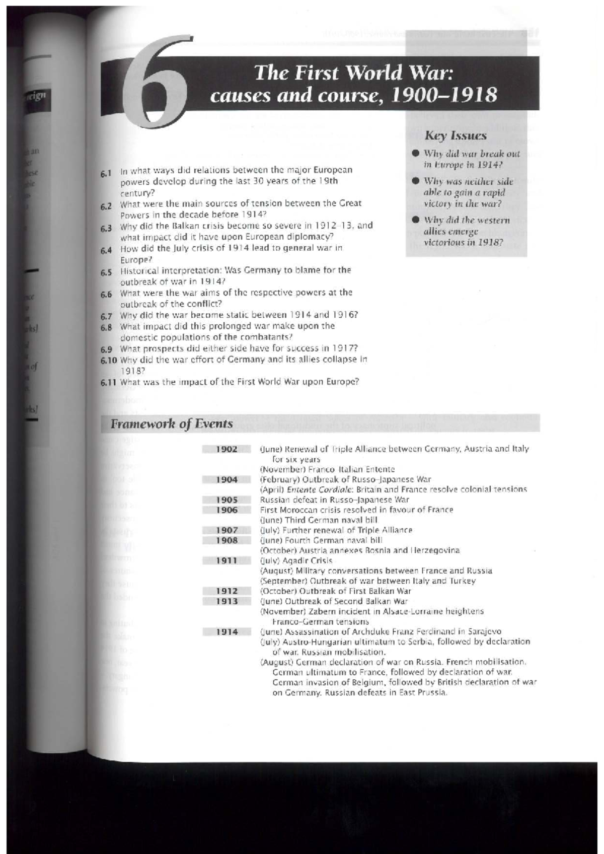 WWI Causes & Course: Key Issues & Events (HIST 101) - Studeersnel