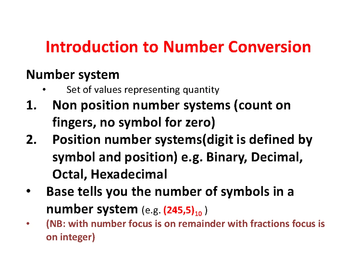 Number Systems, Binary Arithmetic, Logic Gates, and Compliments ...