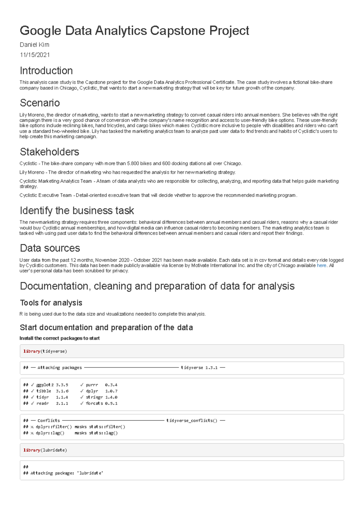 Cyclistic Marketing Strategy Analysis: Google Data Analytics Capstone ...