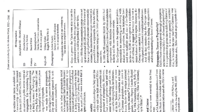 HTA Modern History Study Guide: Power and Authority in the Modern World ...