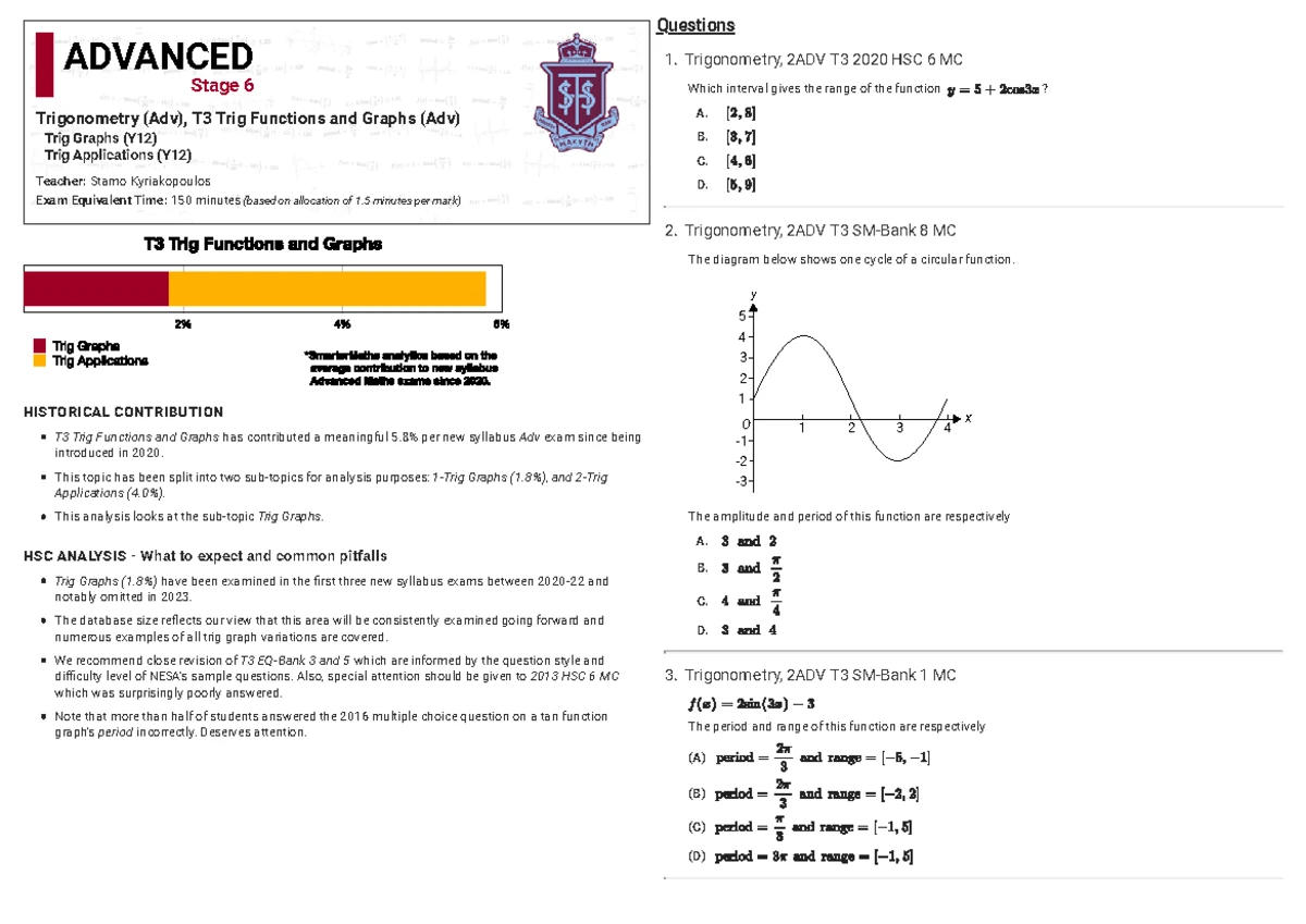 Uow218648 - logarithmic - Logarithmic and Exponential Functions - HSC ...