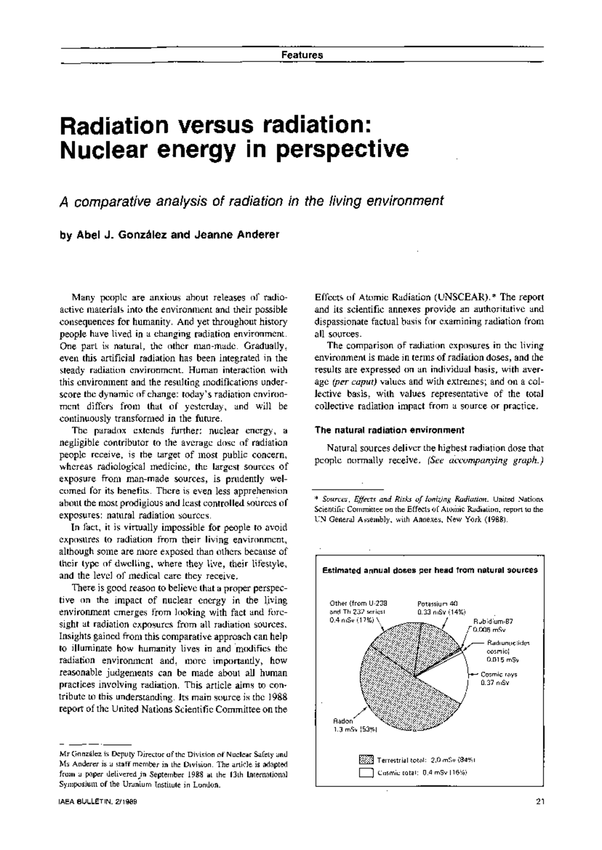 31205642131 - Comparative Analysis of Radiation Sources and Impact ...