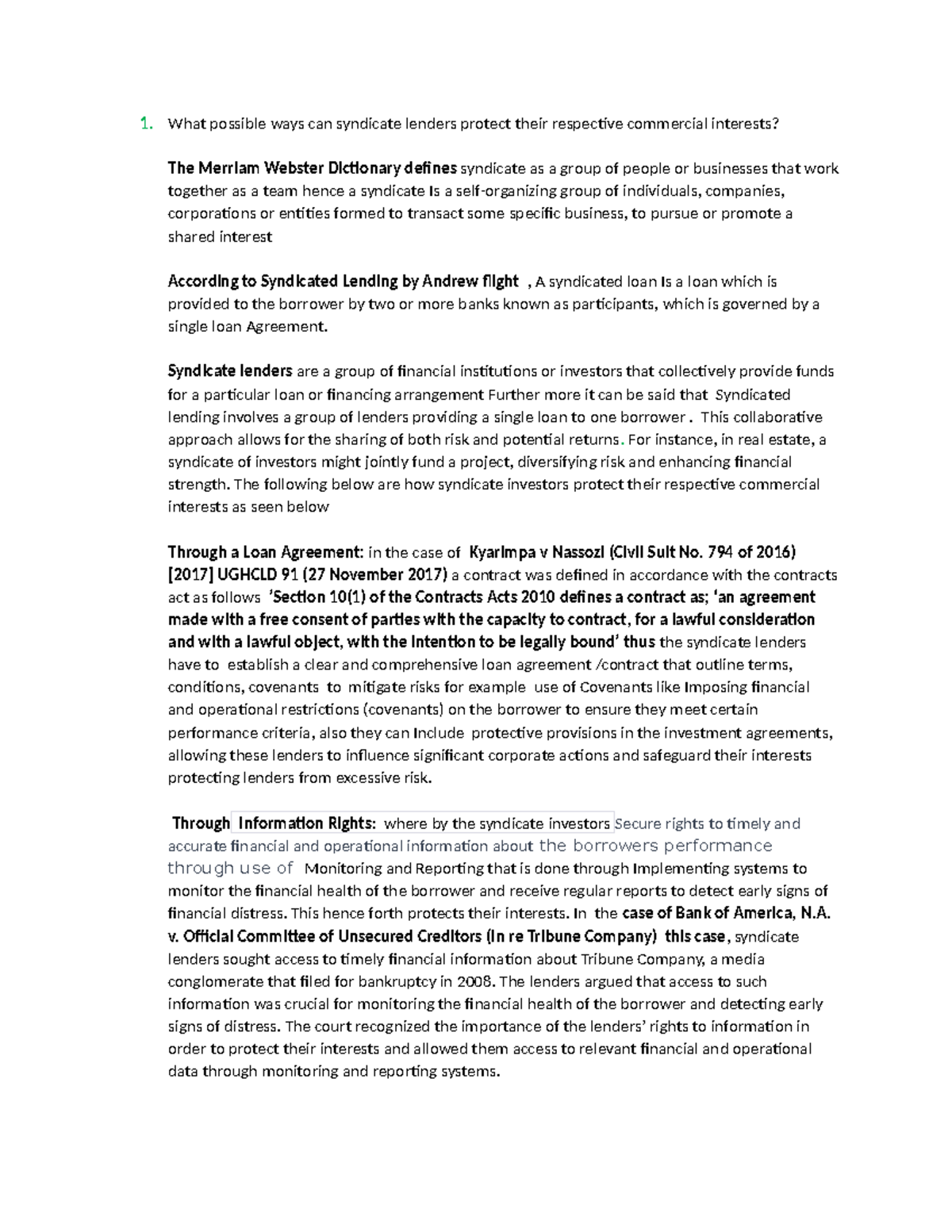 Syndicate - Good for investors - What possible ways can syndicate ...