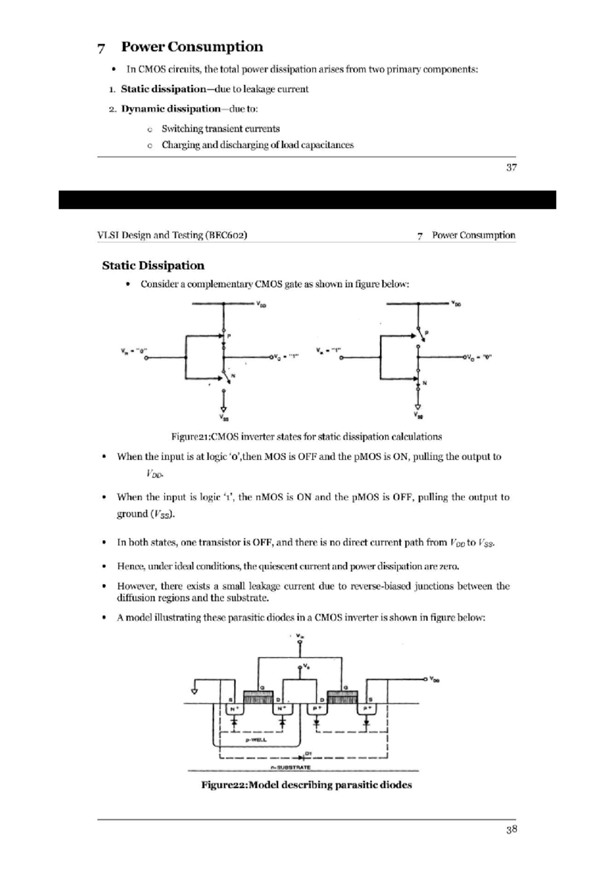VLSI Design and Testing (BEC602): Power Consumption in CMOS Circuits ...