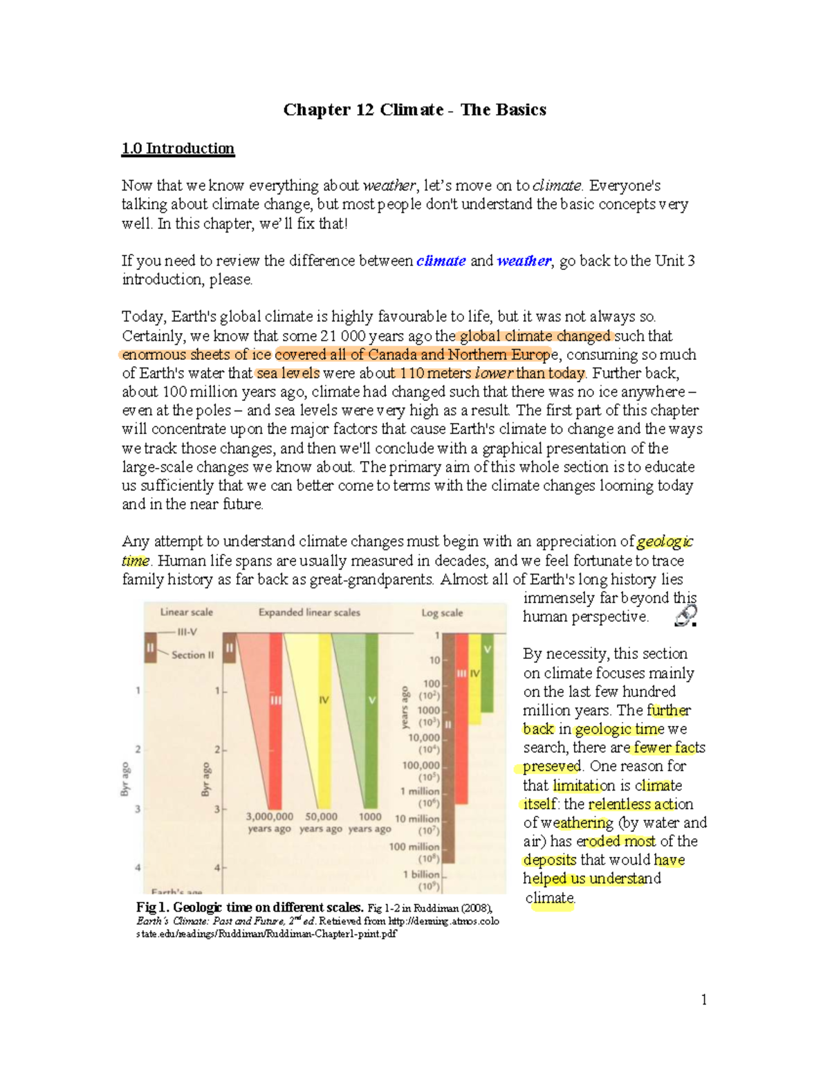 Chapter 12: Climate Basics - Understanding Climate Change and Its ...
