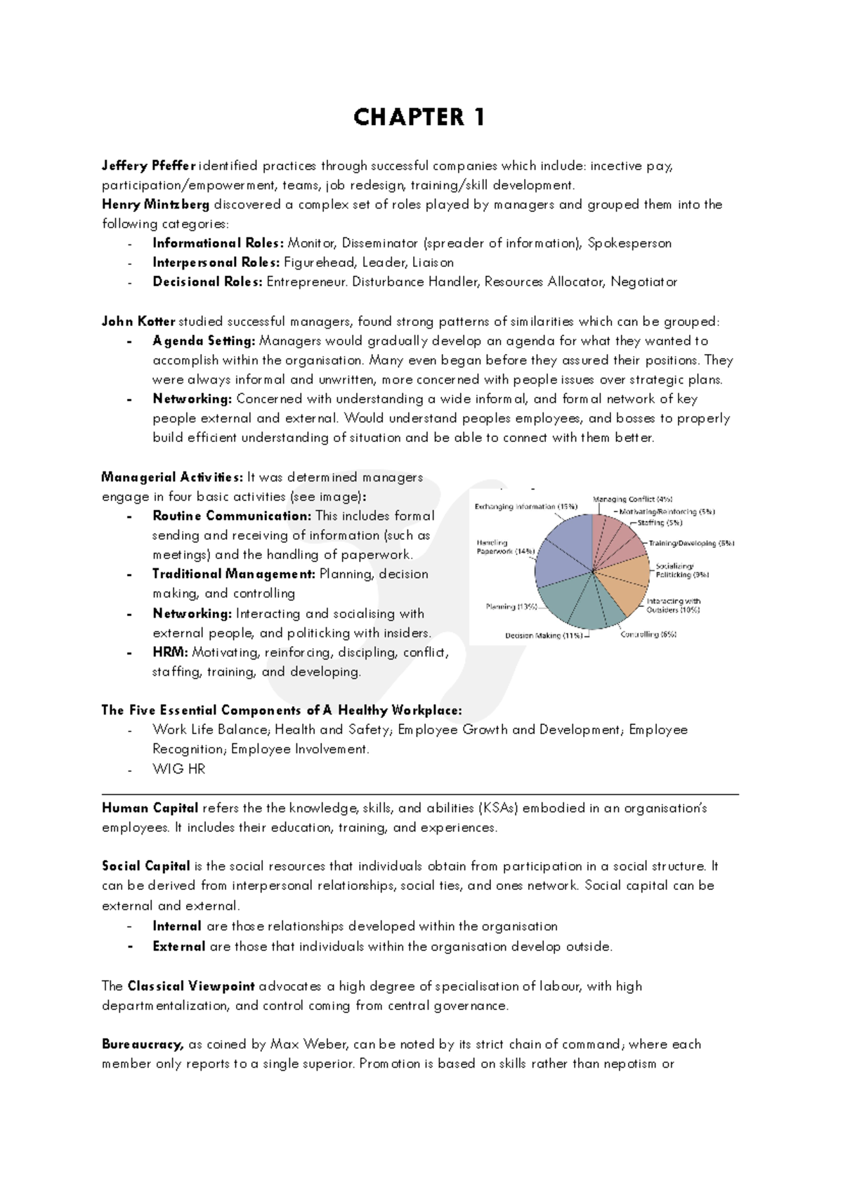 BU288 Textbook Notes - Organizational Behavior Insights and Theories ...