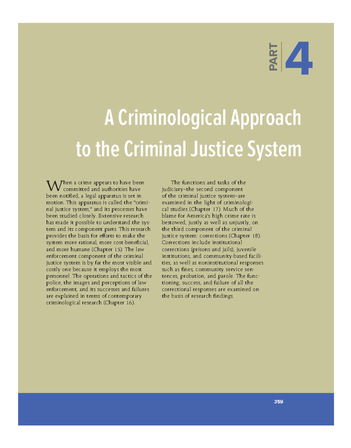 Criminology CH 4: Analyzing the Rational Choice Theory of Crime