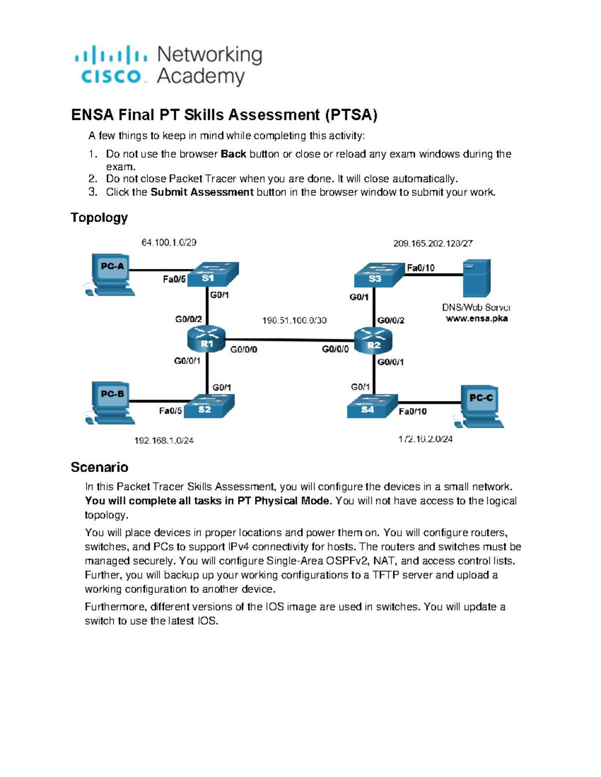 CCNA Lab 5.2.2.9: Switch Security Configuration and Verification Guide -  Studocu