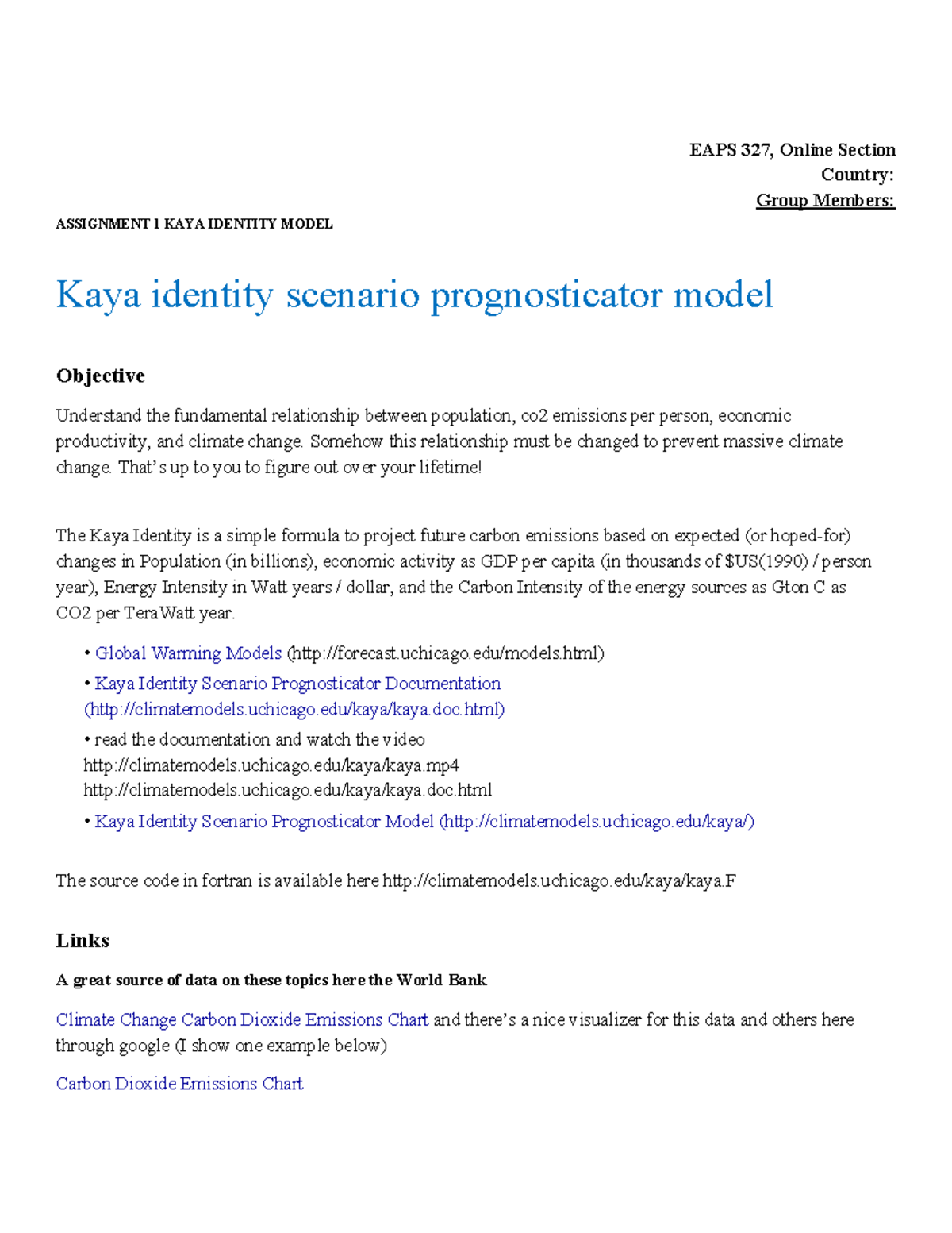 EAPS 327 - Assignment 1: Kaya Identity Model Analysis and Insights ...