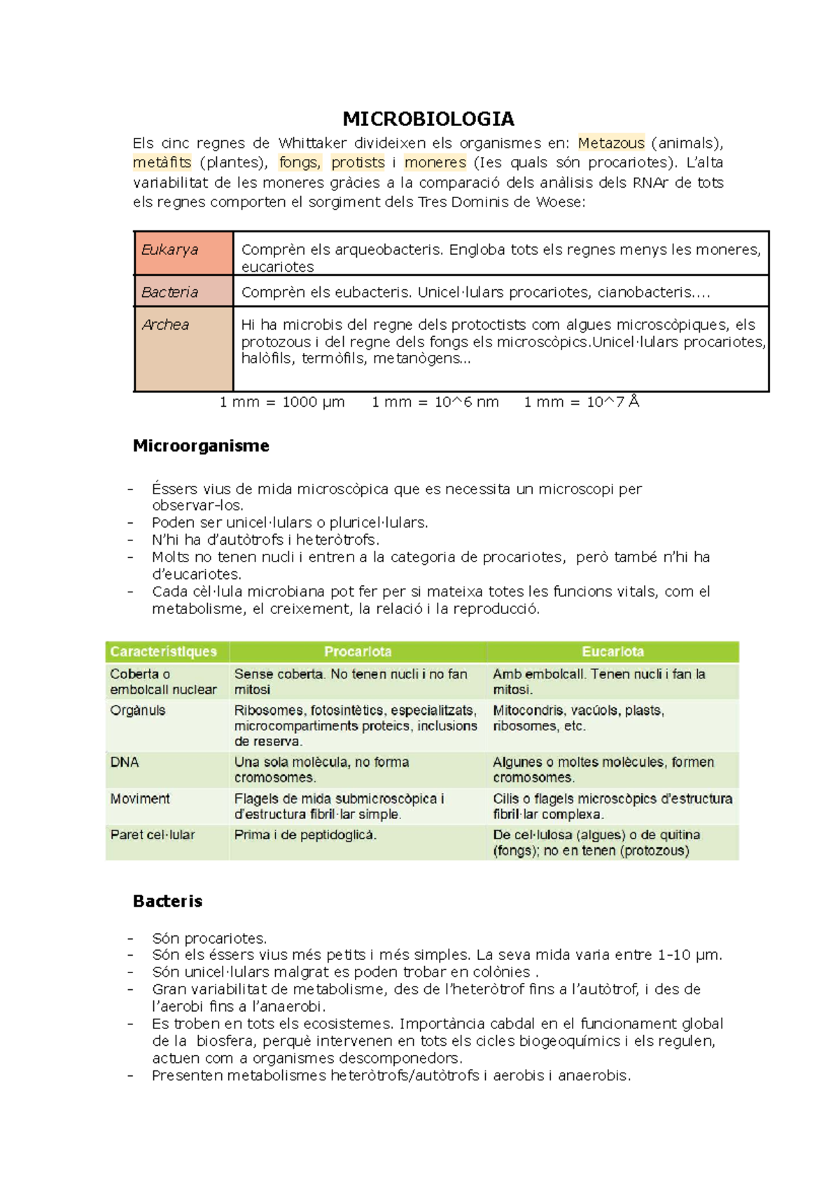 MICROBIOLOGIA: Bacteris i Biotecnologia (Curs 2023) - Studocu