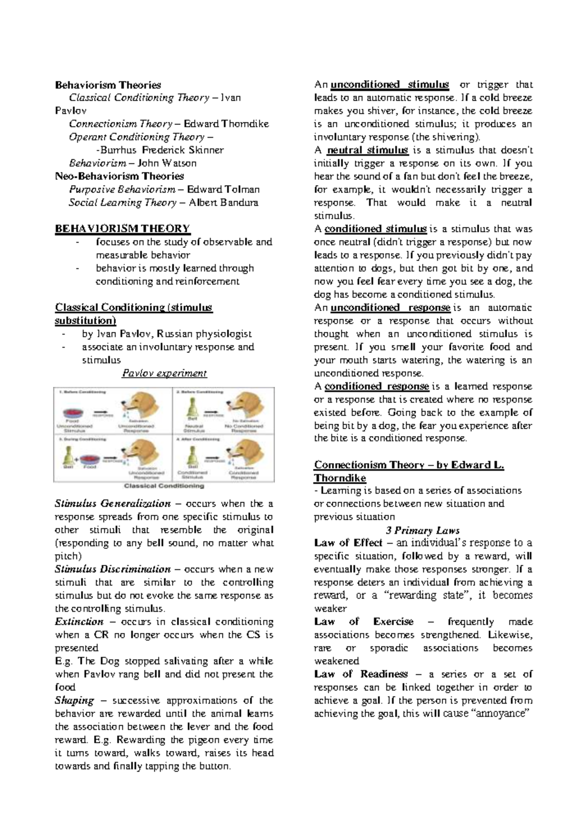 Behaviorism Theories and Their Classroom Applications in Education ...