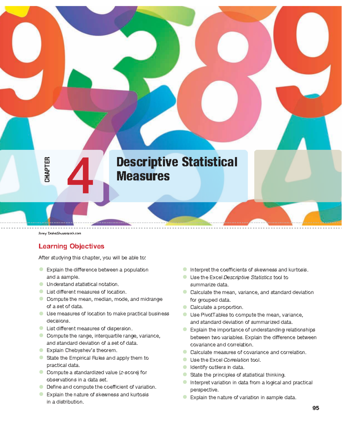 CHAPTER 4: Descriptive Statistical Measures in Business Analytics (BA ...