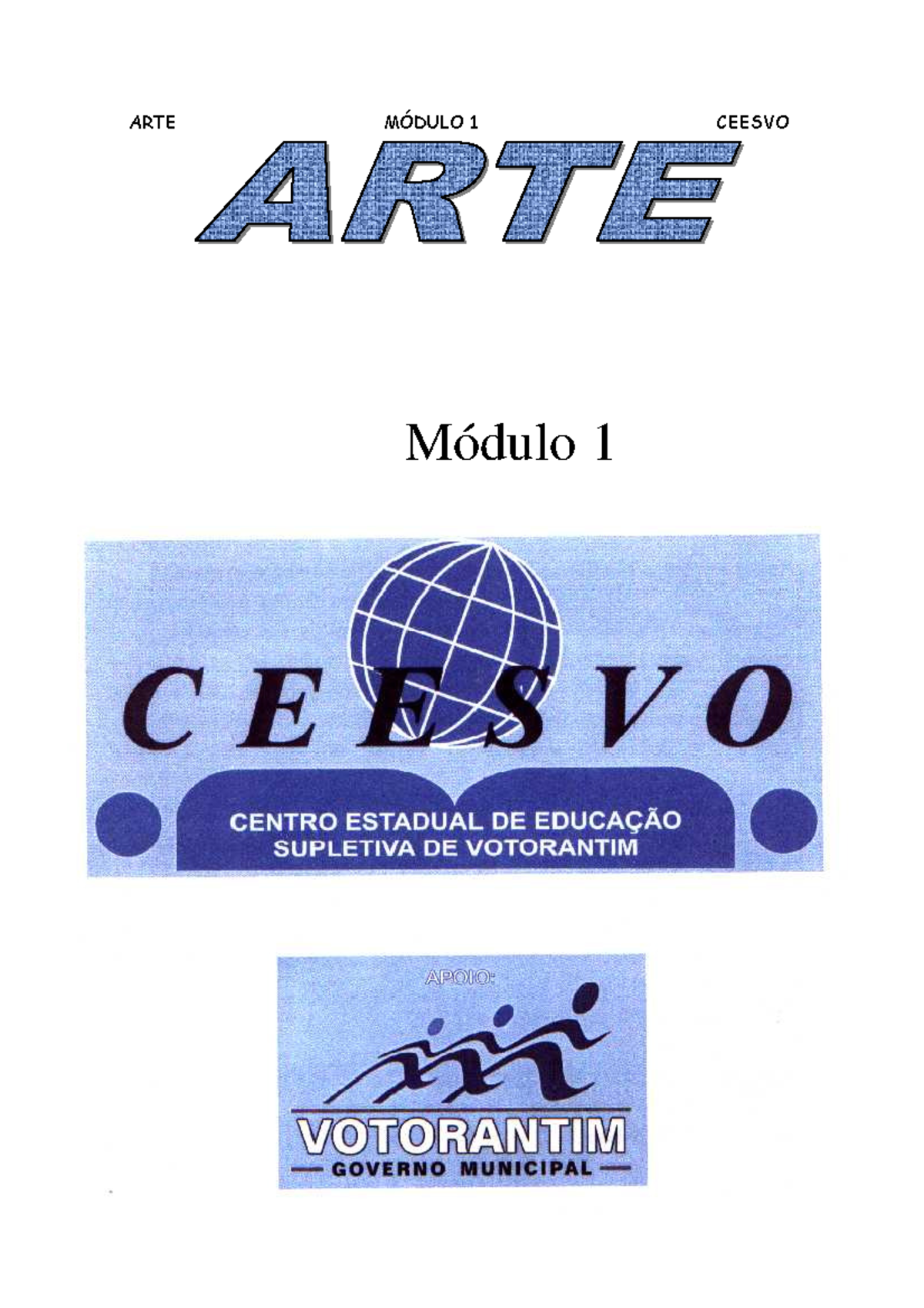 Apostila de Arte - Módulos para o Ensino Médio - Studocu