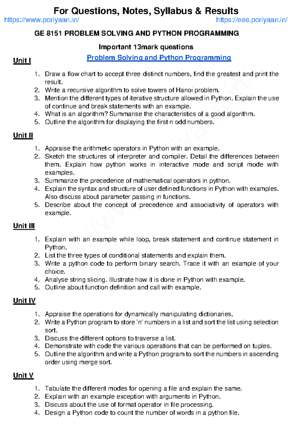 Assignments - notes - ADITHYA INSTITUTE OF TECHNOLOGY COIMBATORE -641 ...