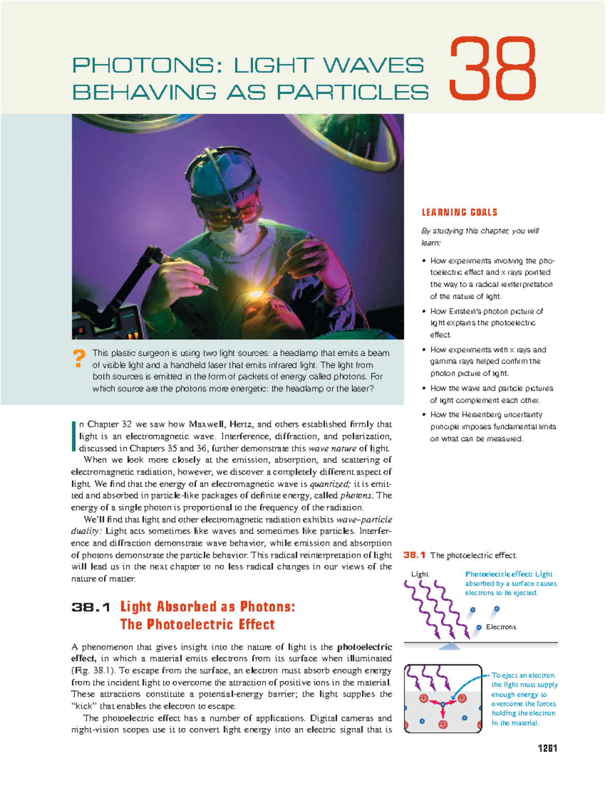 PHYS 38: Photons - Light Waves as Particles and the Photoelectric ...