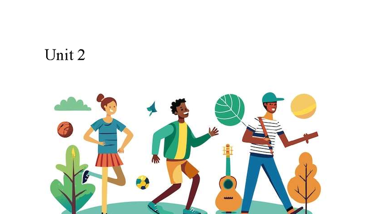 Unit 2 Vocabulary: Leisure Activities & Writing Skills (Task 1) - Studocu